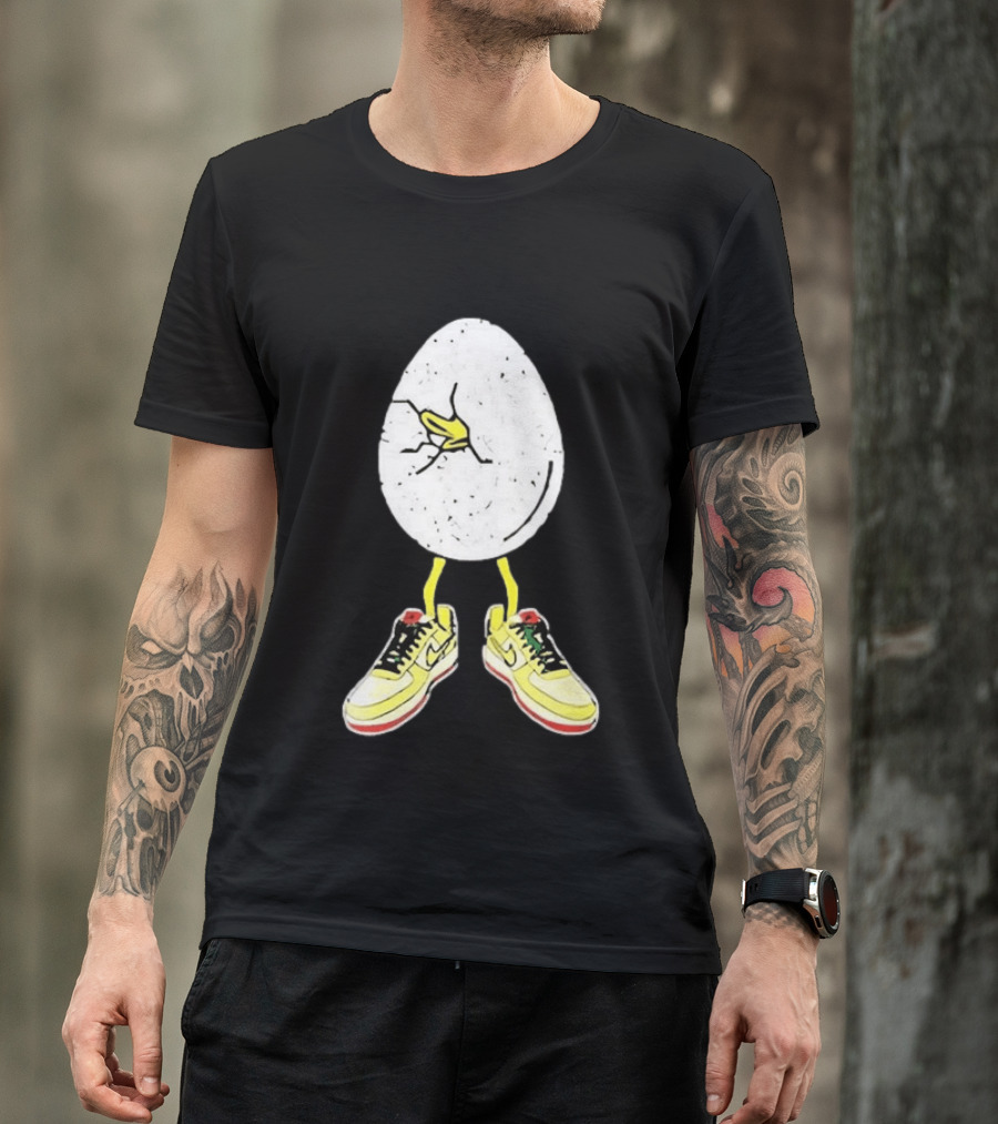Oregon Football Fit For Flight Go Ducks Egg Cracked Sneakers Retro Nike T-Shirt