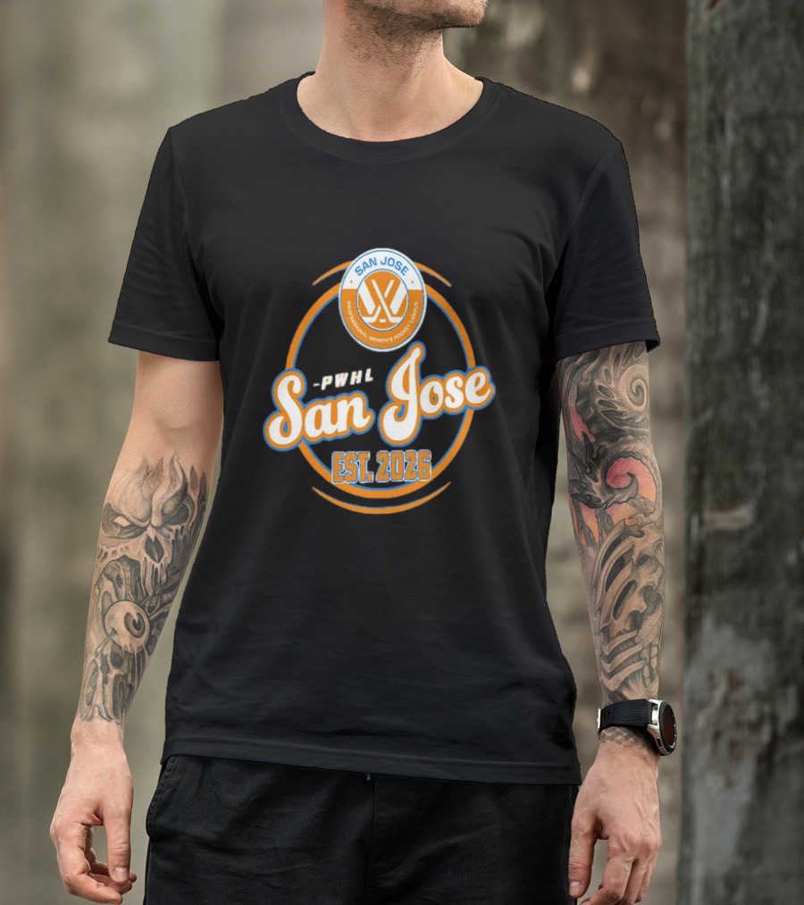 PWHL San Jose Professional Women's Hockey League Est. 2026 T-Shirt