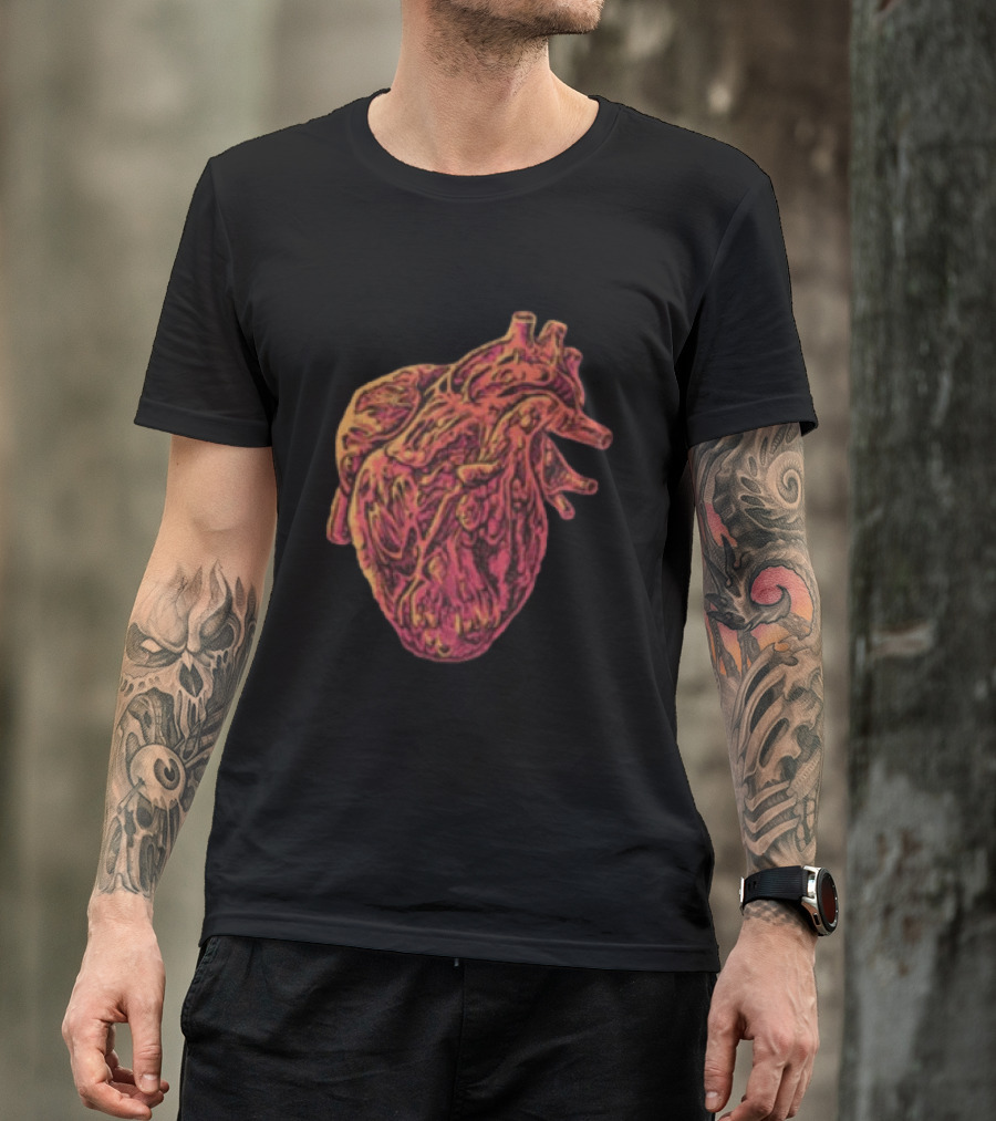Rise Records The Acacia Strain Gravebloom Black Anatomical Heart T-Shirt