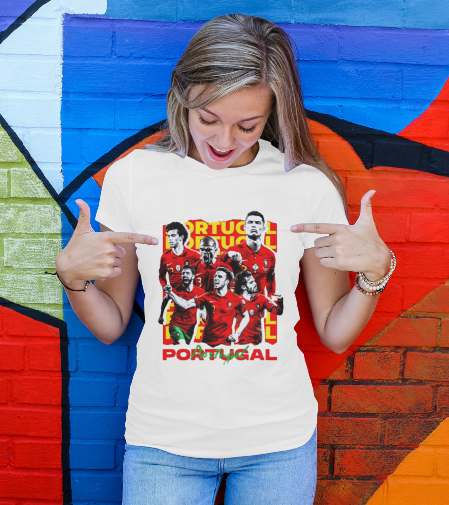 Portugal National Football Team Cristiano Ronaldo Fans T-Shirt