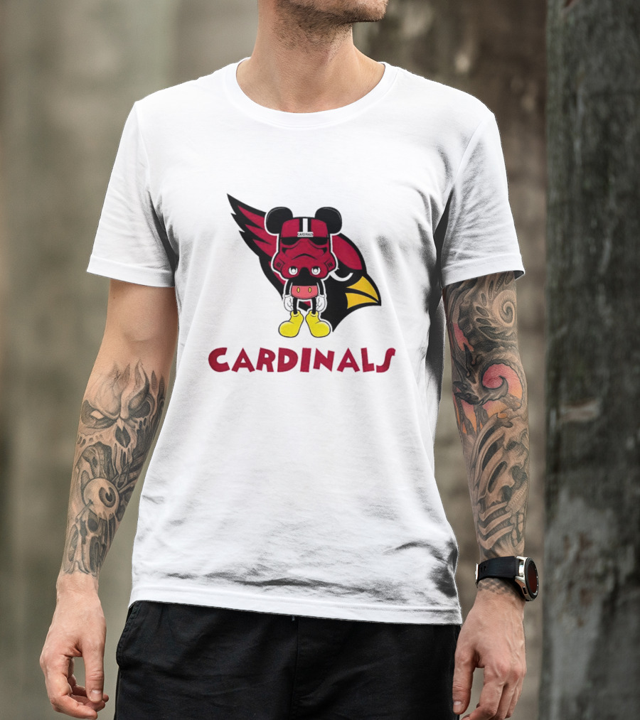 Arizona Cardinals Mickey Mouse Stormtrooper T-Shirt