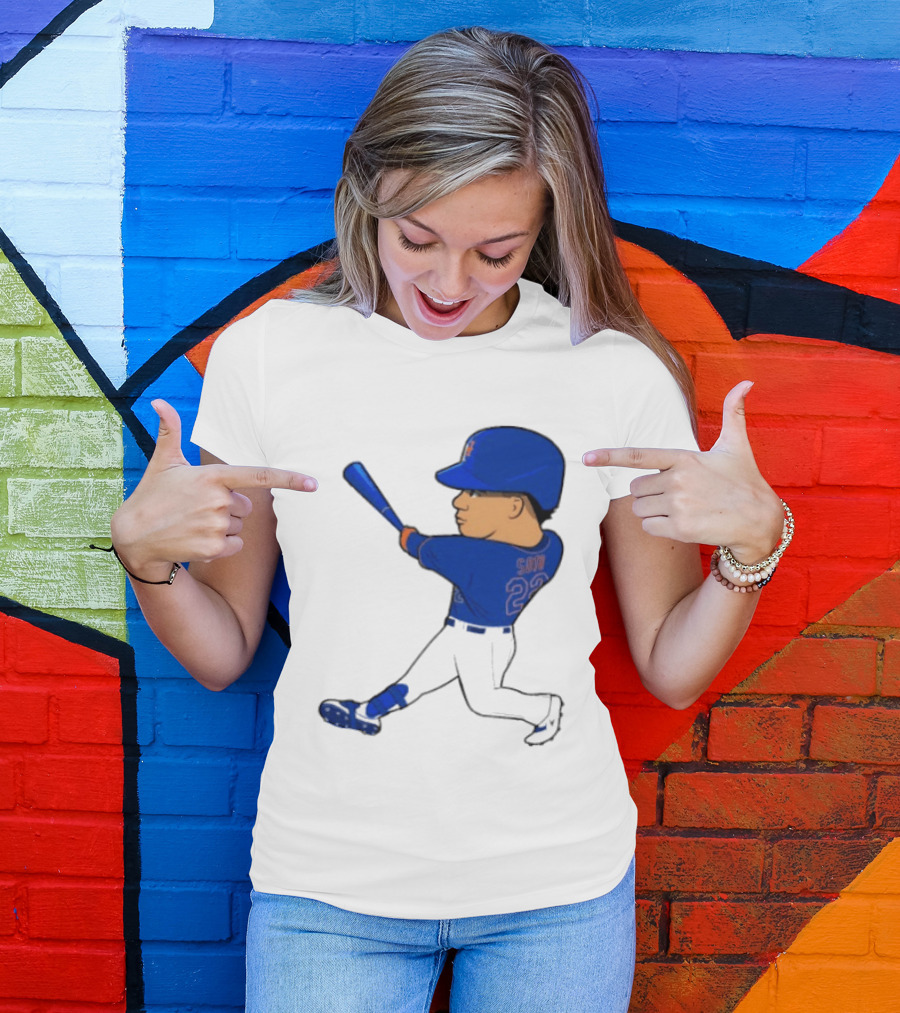 Juan Soto 22 Mets Baseball Swing LGM T-Shirt