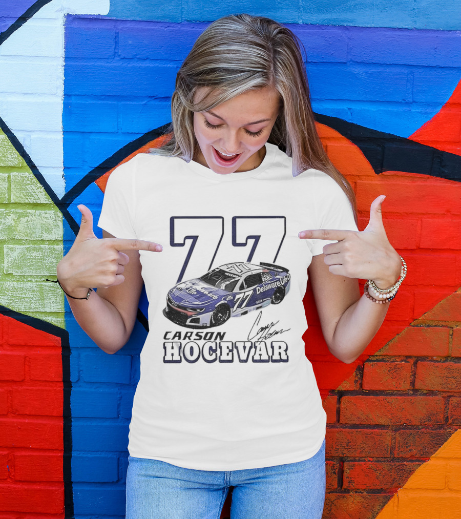 77 Carson Hocevar Nascar Racing Car T-Shirt