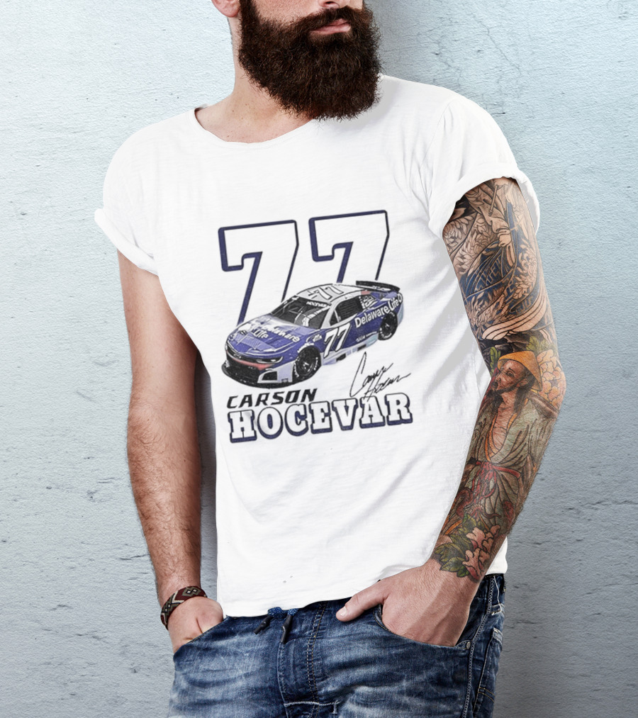 77 Carson Hocevar Nascar Racing Car T-Shirt