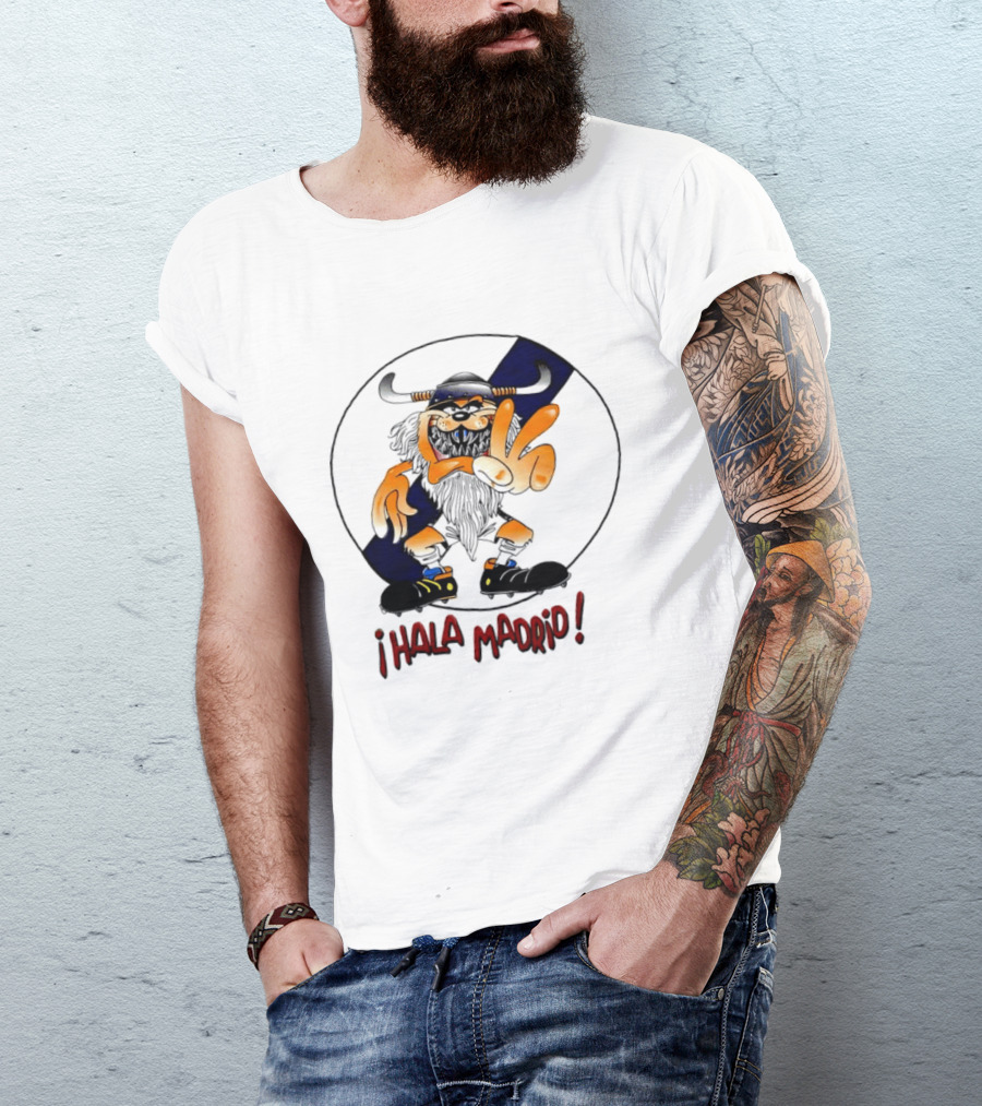 Viking Hala Madrid Real Madrid Club De Futbol Fan T-Shirt