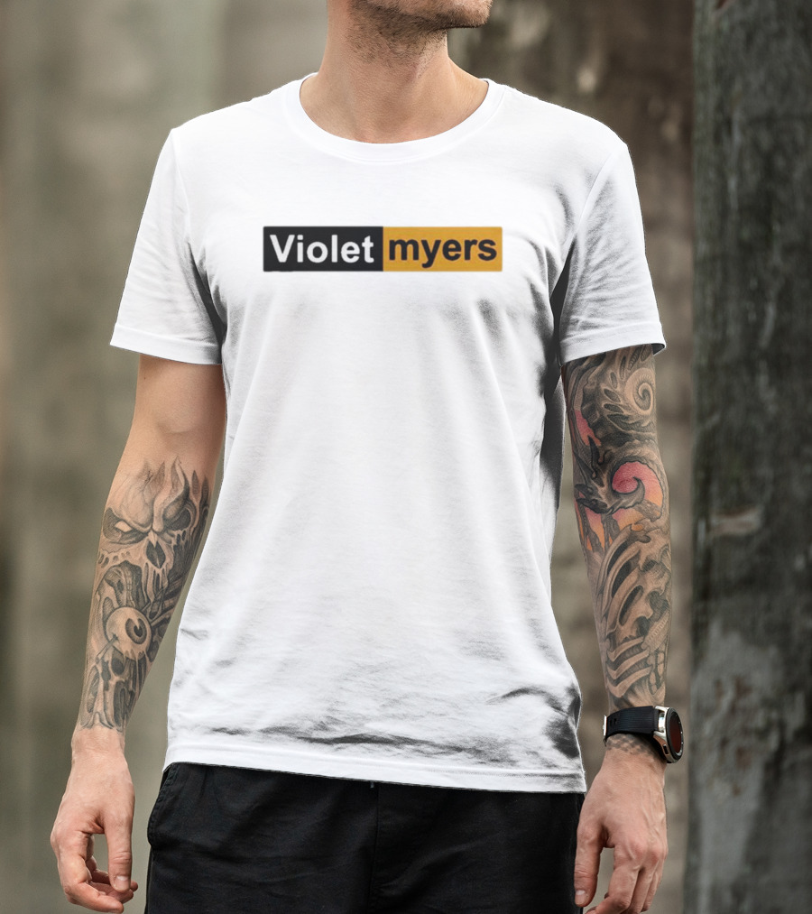 Violet Myers Black And Orange T-Shirt