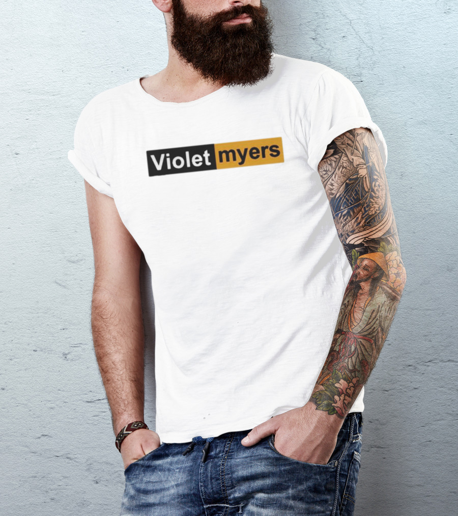 Violet Myers Black And Orange T-Shirt