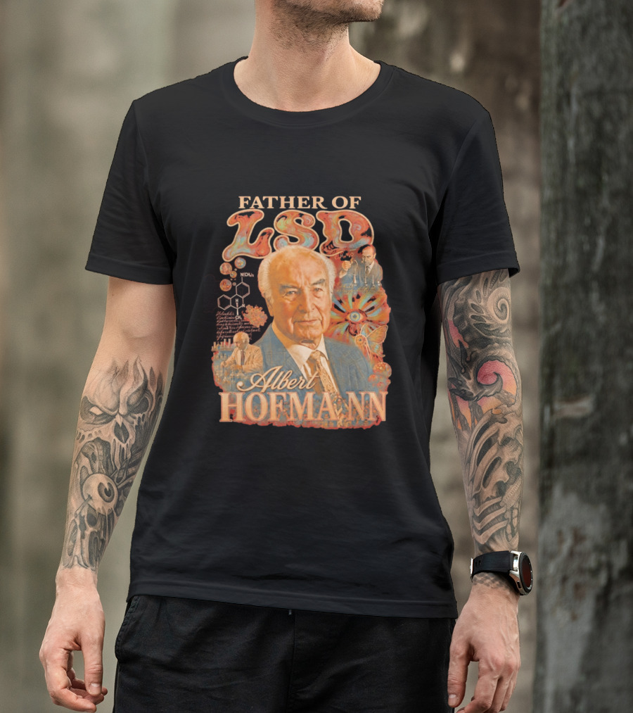 Father Of LSD Albert Hofmann Psychedelic T-Shirt