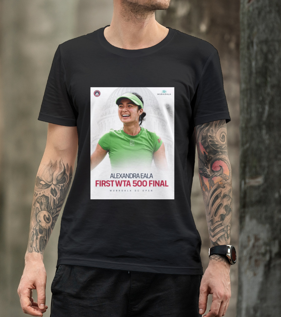 Alexandra Eala First WTA 500 Final Mubadala DC Open Capitol Building T-Shirt