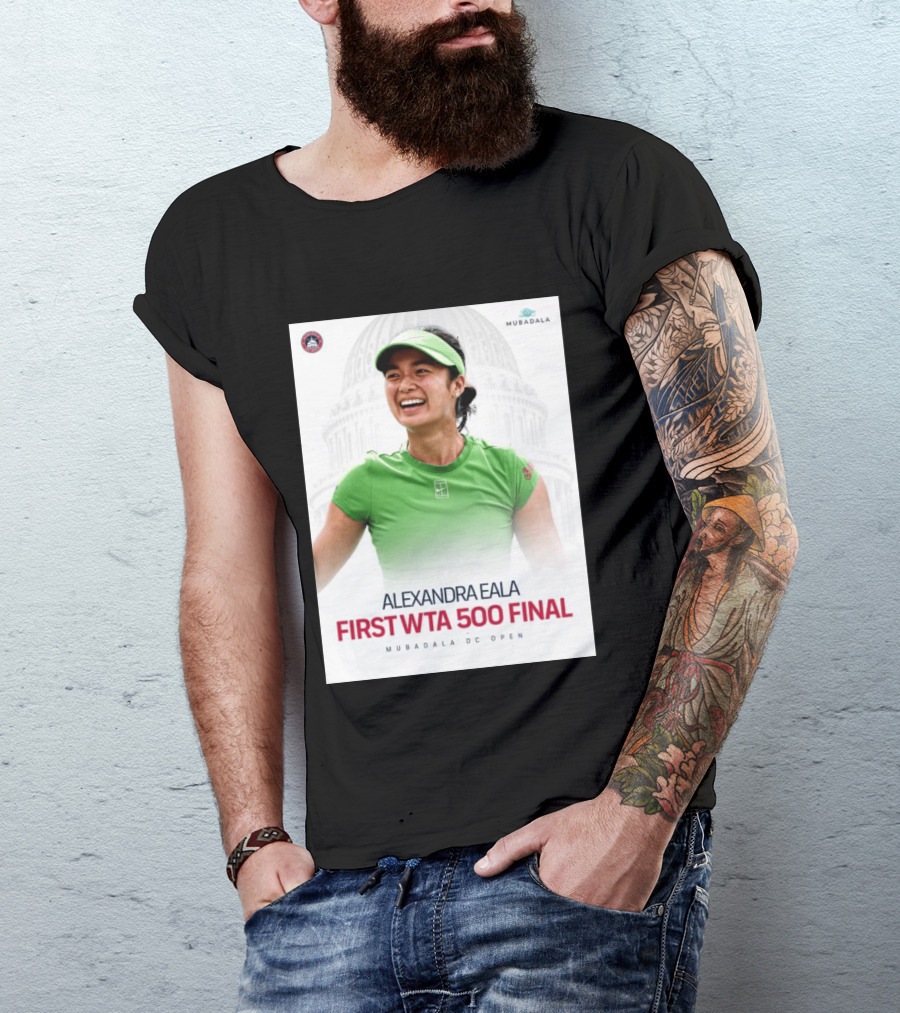 Alexandra Eala First WTA 500 Final Mubadala DC Open Capitol Building T-Shirt