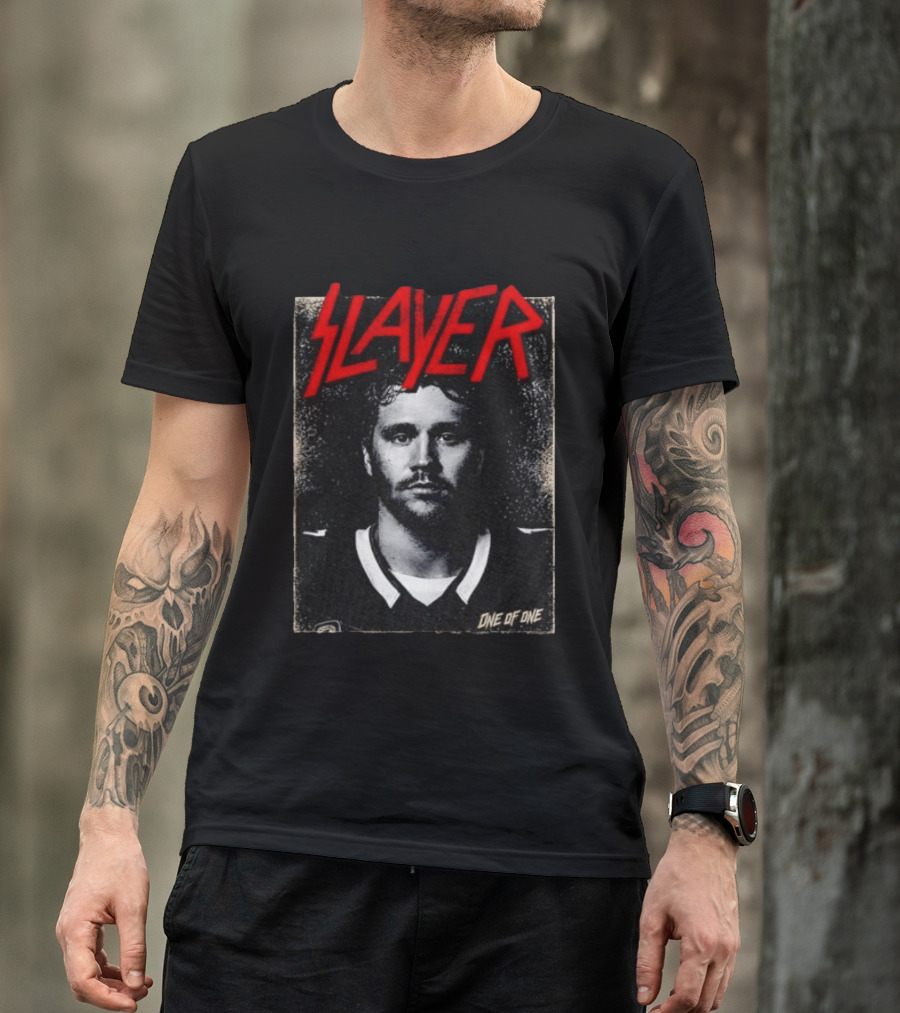 Josh Allen Buffalo Bills Slayer One Of One T-Shirt