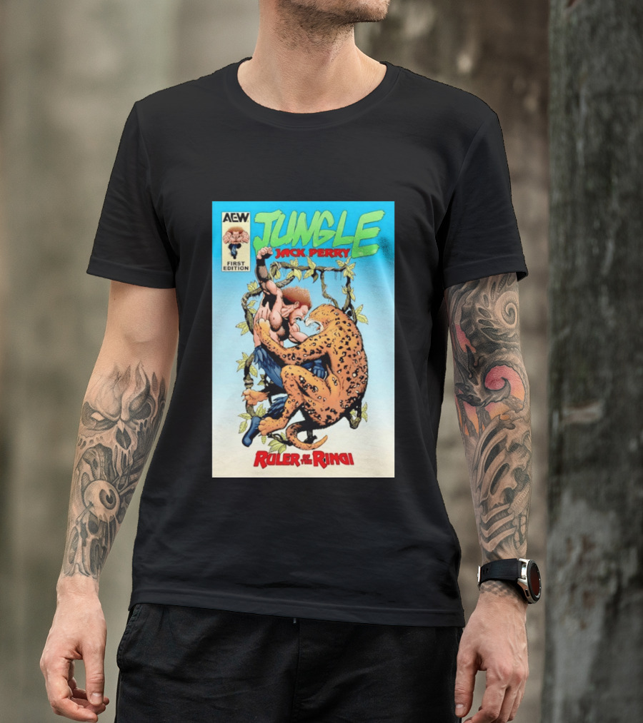 AEW Jungle Jack Perry First Edition Ruler Of The Ring T-Shirt