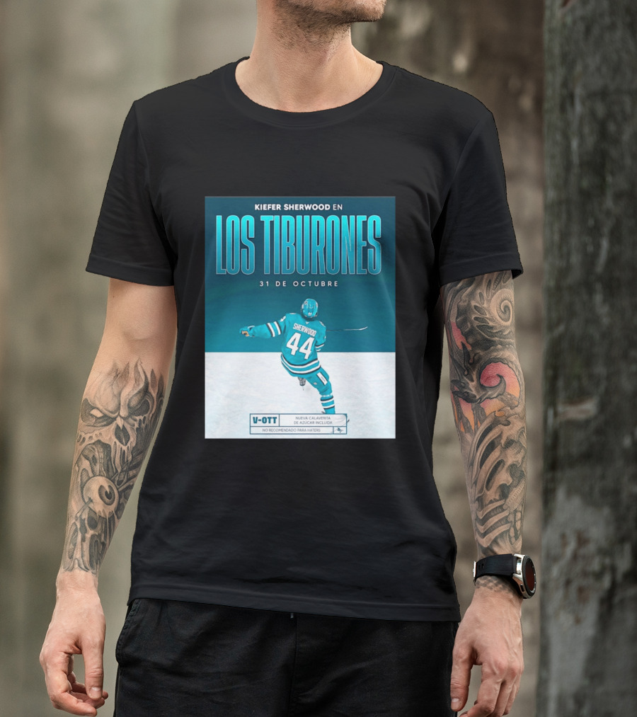 Kiefer Sherwood En Los Tiburones 31 De Octubre V OTT Nueva Calaverita De Azúcar Incluida T-Shirt