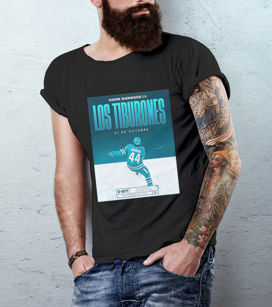 Kiefer Sherwood En Los Tiburones 31 De Octubre V OTT Nueva Calaverita De Azúcar Incluida T-Shirt