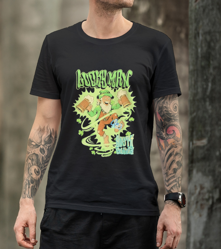 Lucky Man Leprechaun Youth Culture More Than Movement St Patricks Day T-Shirt