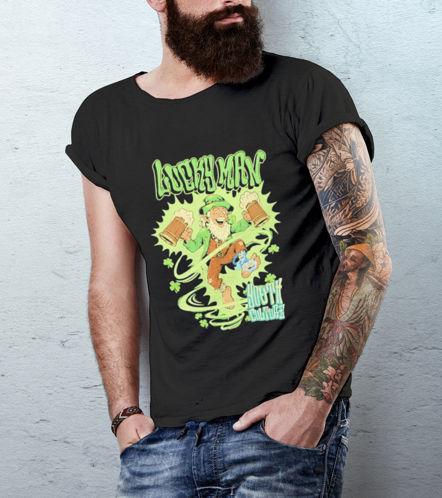 Lucky Man Leprechaun Youth Culture More Than Movement St Patricks Day T-Shirt