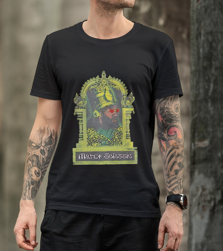 Marcf Selassie Bootleg Rap Ornate T-Shirt