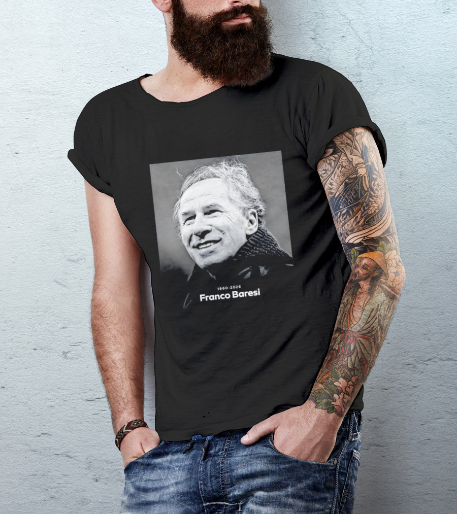 Franco Baresi 1960 2026 Memorial AC Milan T-Shirt