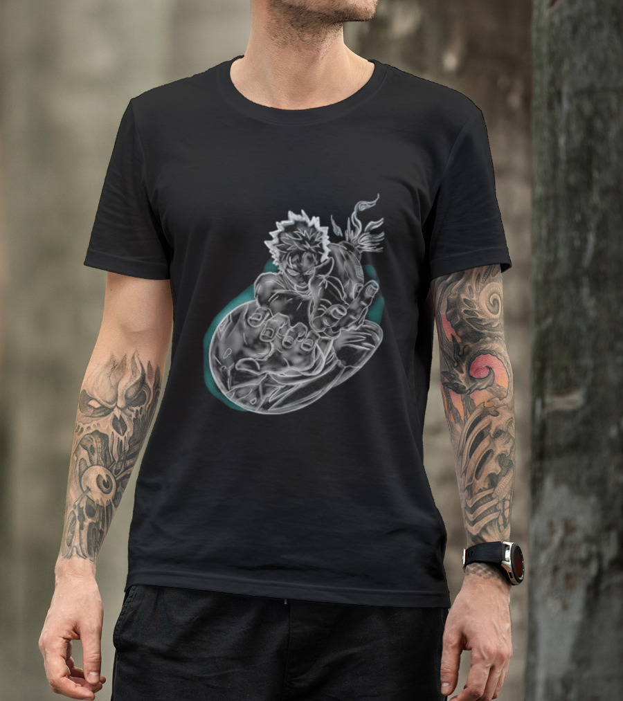 Megumi Fushiguro Ten Shadows Jujutsu Kaisen Dynamic Pose T-Shirt