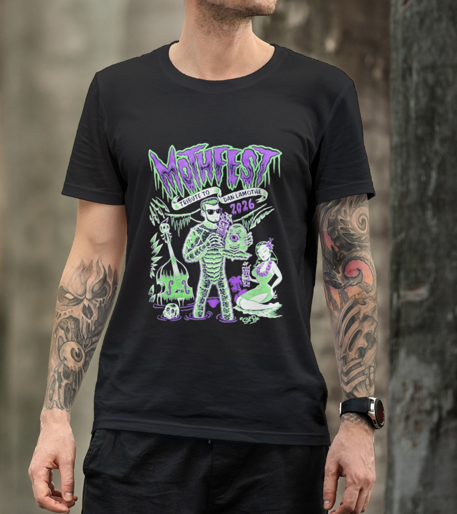 Mothfest Tribute To Dan Lamothe 2026 Creature T-Shirt