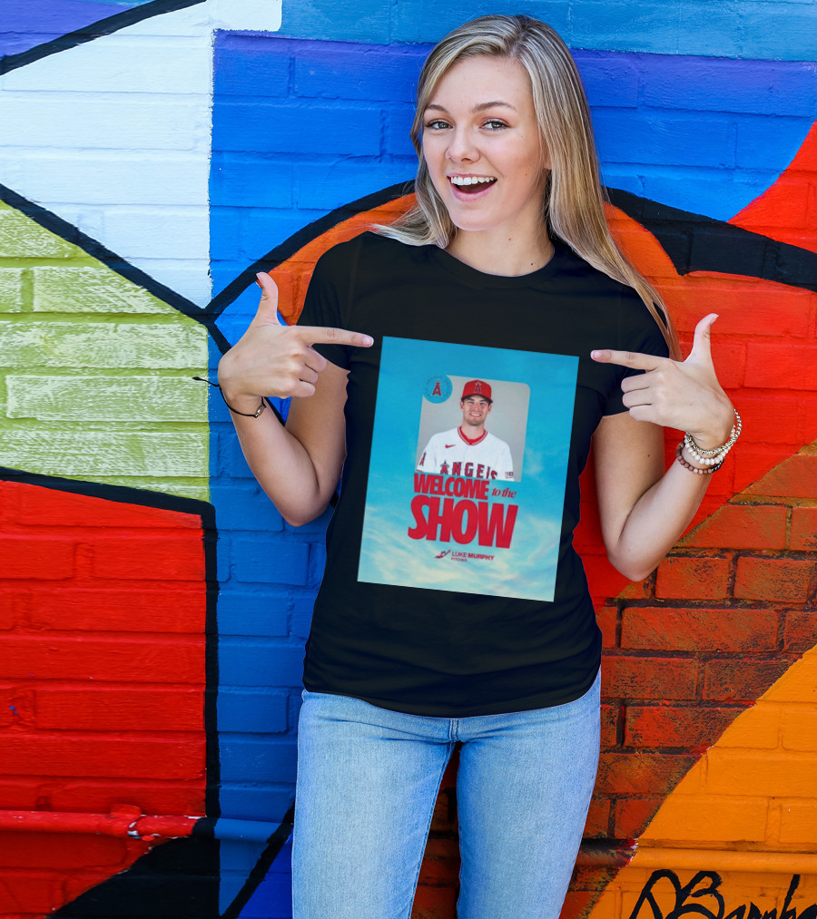 Welcome To The Show Luke Murphy Angels Pitcher T-Shirt