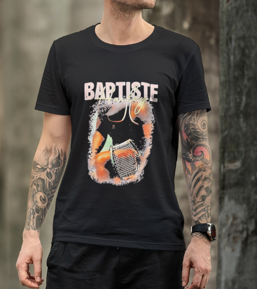 Baptiste Hailey Tennis Player With Racket T-Shirt