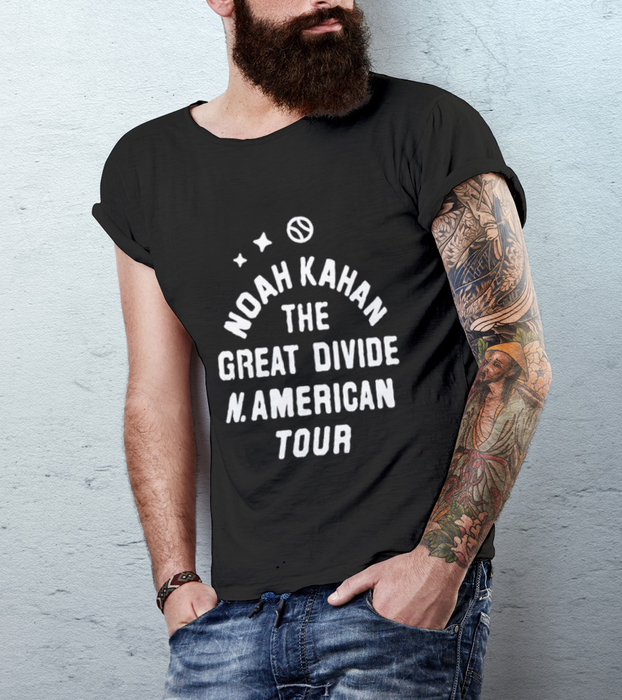 Noah Kahan The Great Divide North American Tour Stars T-Shirt
