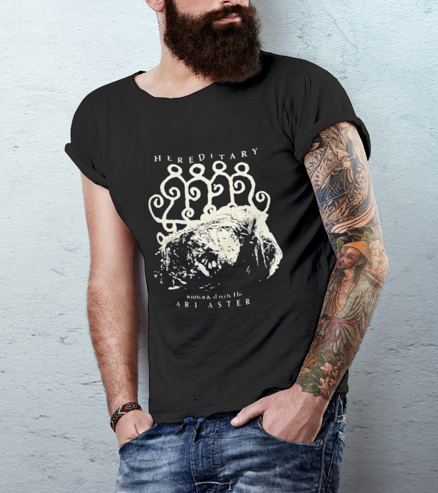Hereditary Written And Directed By Ari Aster Spiral T-Shirt