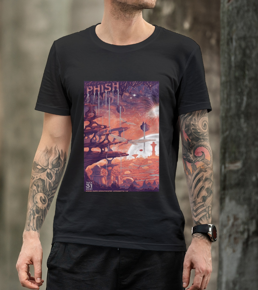 Phish Concert Alpharetta GA July 31 2021 T-Shirt