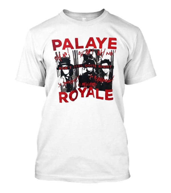 Palaye Royale Don't Feel Quite Right Oh No So Unsatisfied Misunderstood Mediocre T-Shirt
