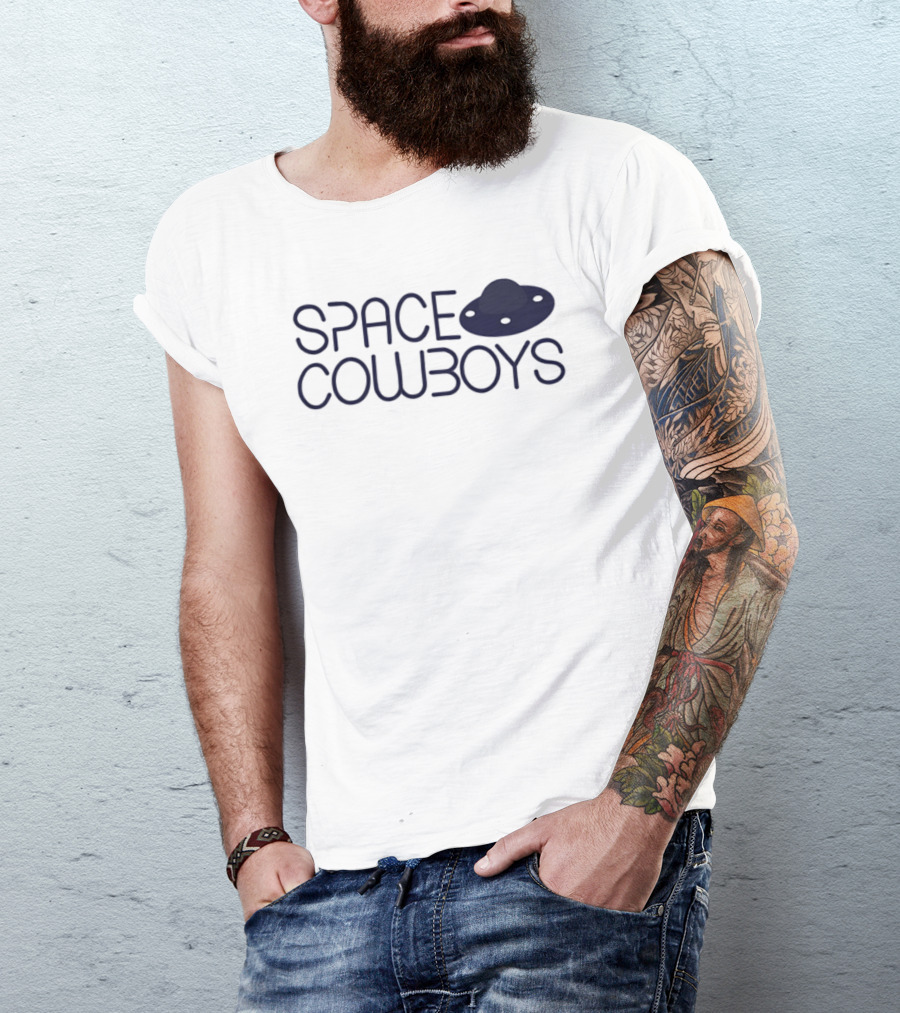 Space Cowboys UFO Sci Fi Cowboy Fusion T-Shirt