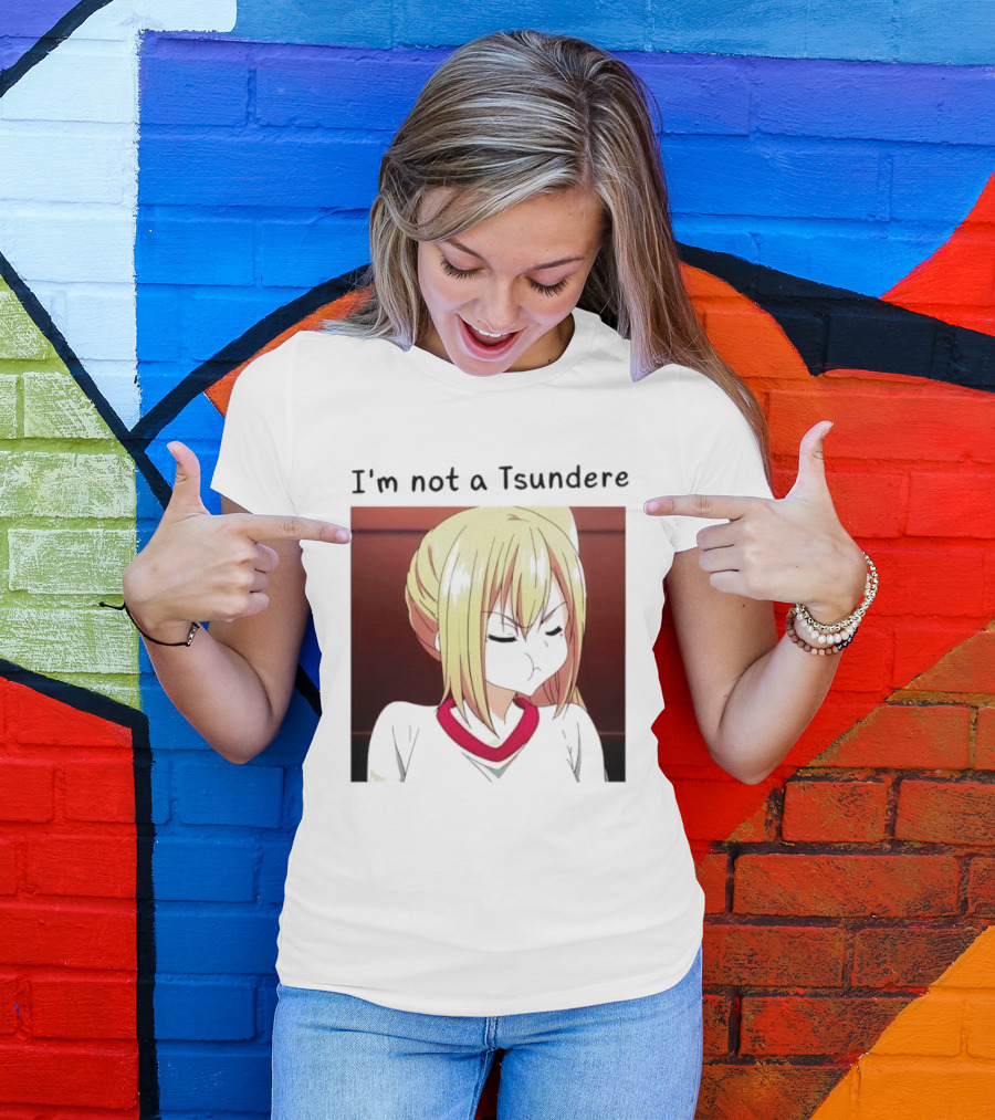 I'm Not A Tsundere Mai Kawakami Anime Character Expression T-Shirt