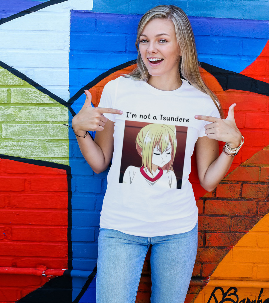 I'm Not A Tsundere Mai Kawakami Anime Character Expression T-Shirt