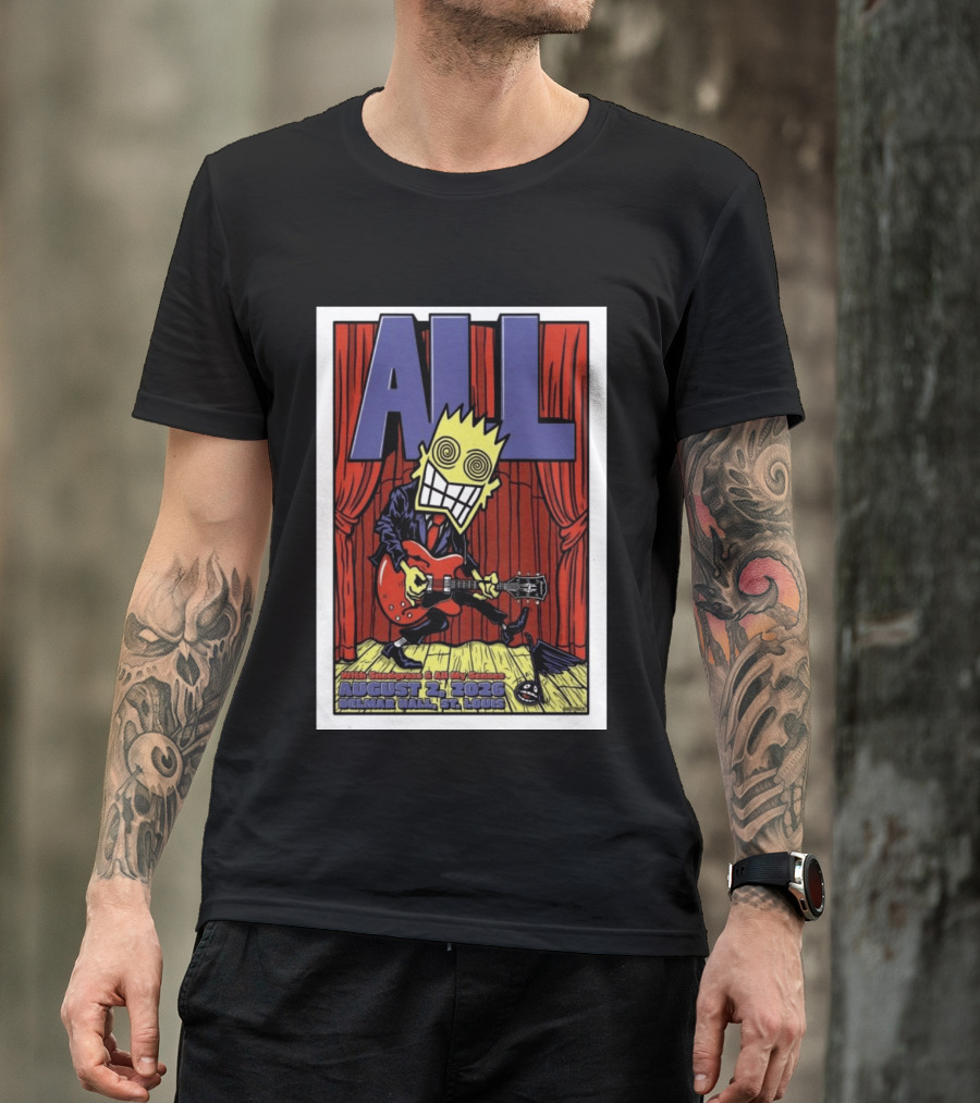 ALL Band August 21 2026 Delmar Hall St Louis With Snodgrass And All My Senses T-Shirt