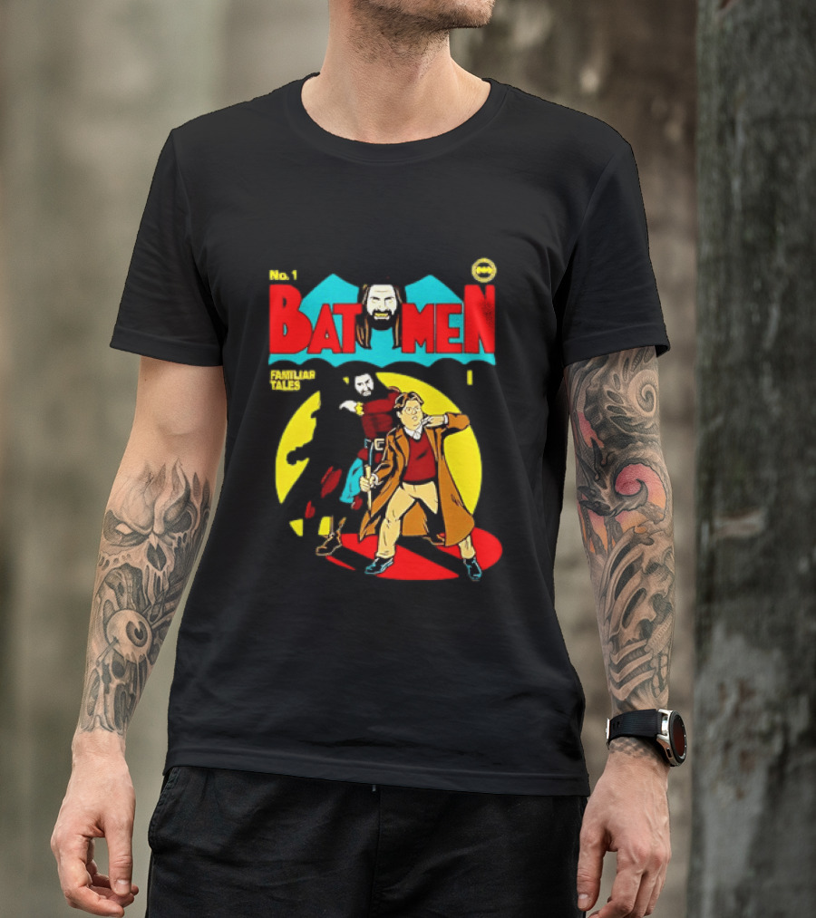 No 1 Bat Men Familiar Tales What We Do In The Shadows T-Shirt
