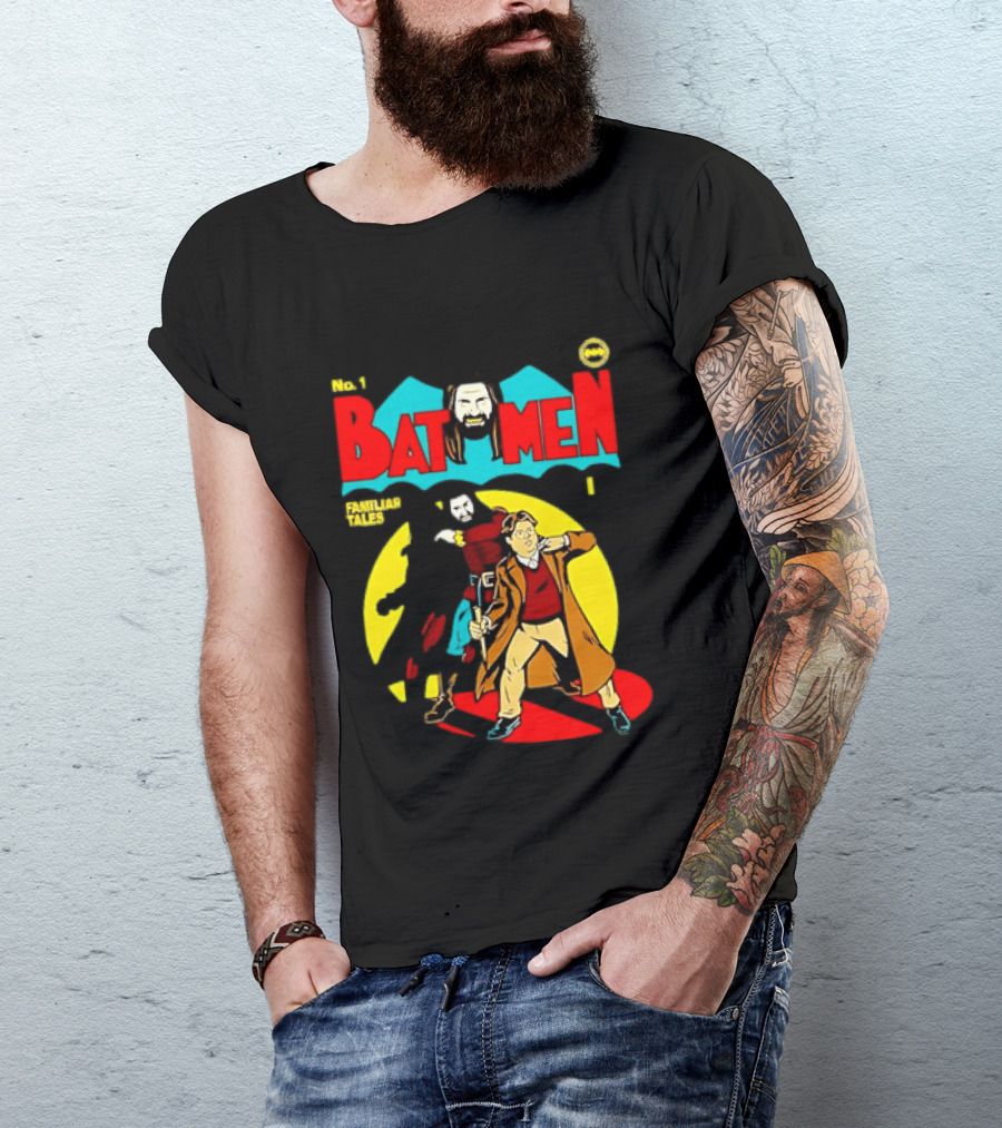 No 1 Bat Men Familiar Tales What We Do In The Shadows T-Shirt