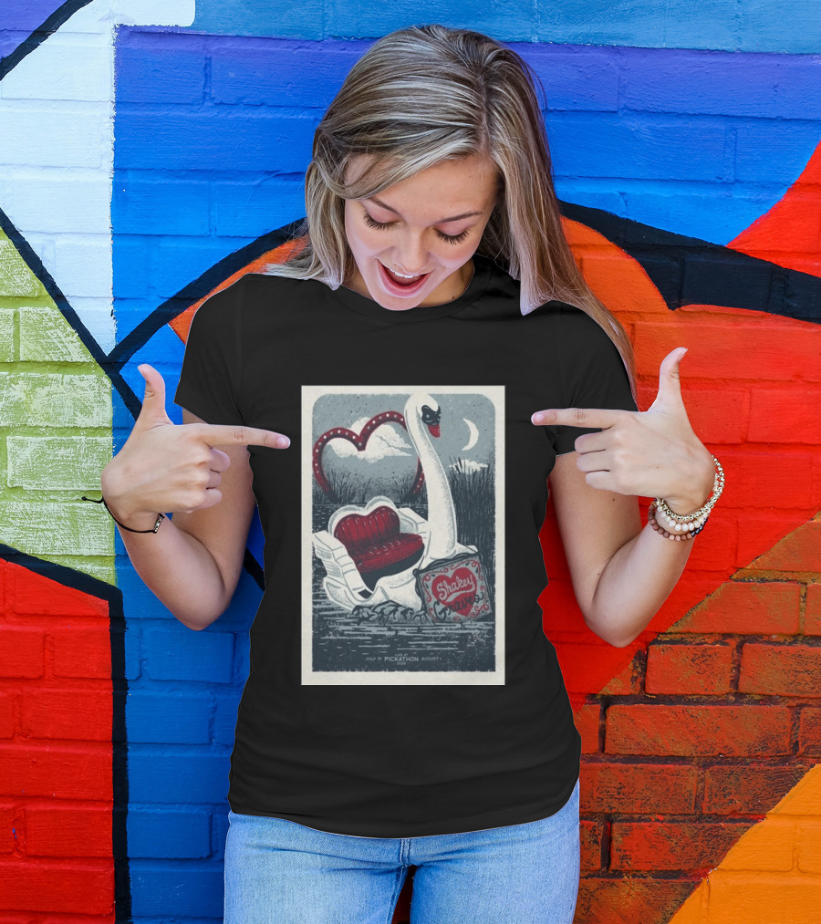 Shakey Graves Pickathon Swan Boat July 31 August 1 Concert T-Shirt