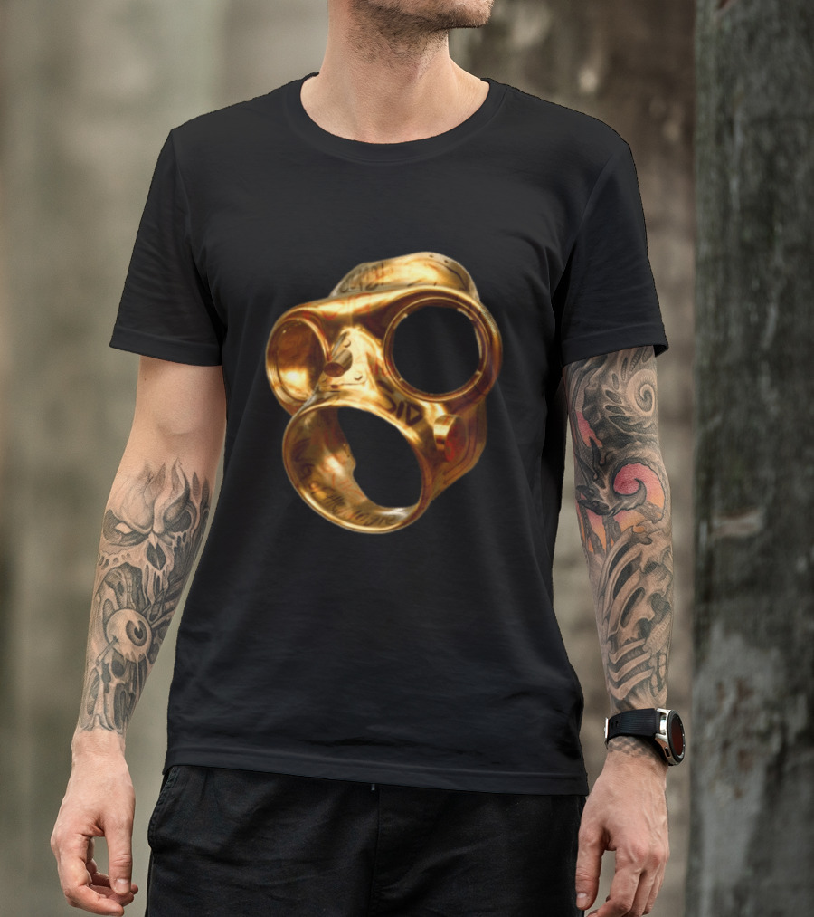 Sid The 3Rd Shop Store Gold Mask Ring T-Shirt