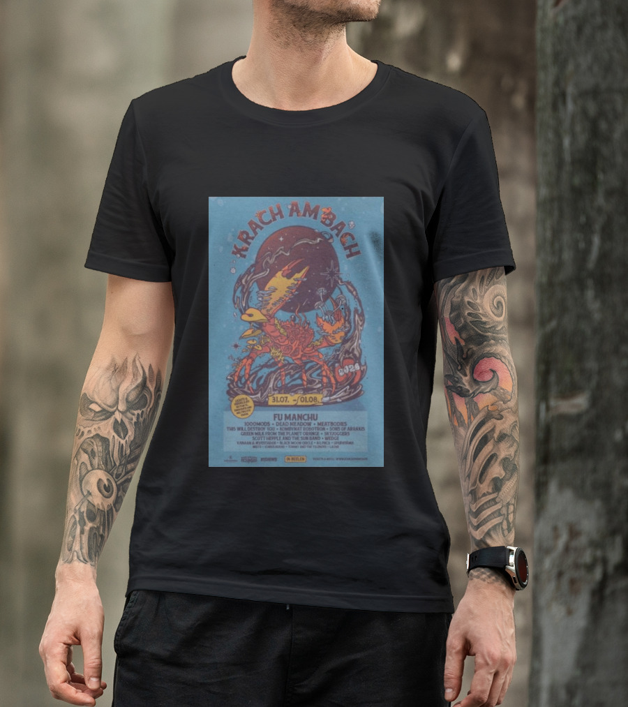 Krachambach Festival 2026 Fu Manchu Lineup And Dates T-Shirt