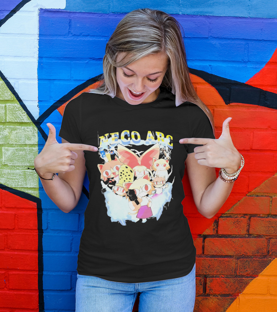 Neco Arc Tsukihime Type Moon Anime Character Collection T-Shirt