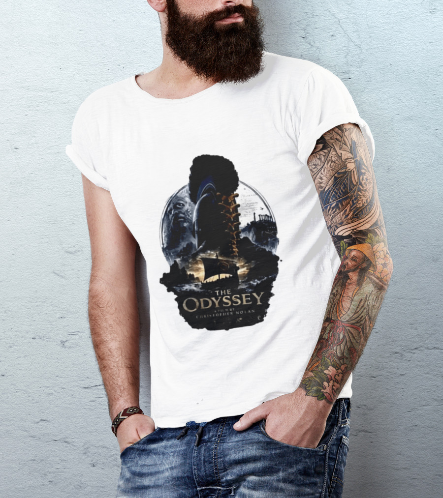 The Odyssey Film By Christopher Nolan Featuring Odysseus Mythical Hero T-Shirt