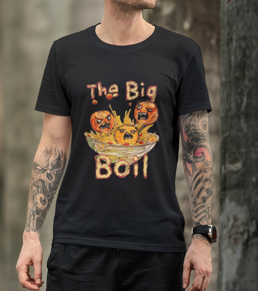 Kt8 Store Spag Heddy The Big Boil Scribble Black T-Shirt