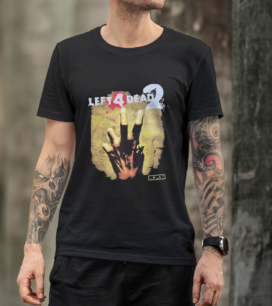 Left 4 Dead 2 Zombie Hand Valve Video Game Survival T-Shirt