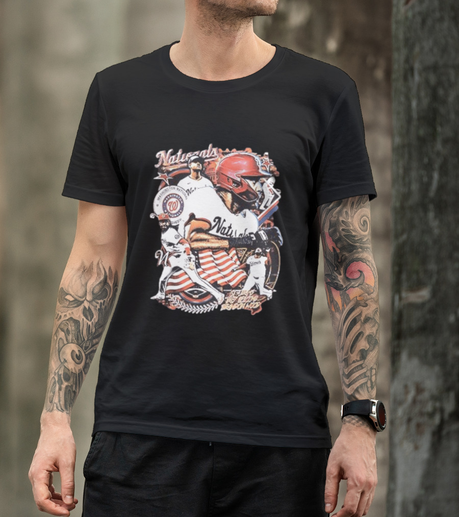 Washington Nationals Legends Baseball Players And Team Highlights T-Shirt
