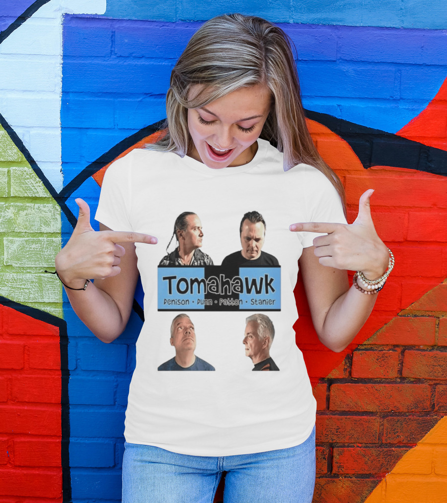 Tomahawk Denison Dunn Patton Stanier Band Members Portraits T-Shirt