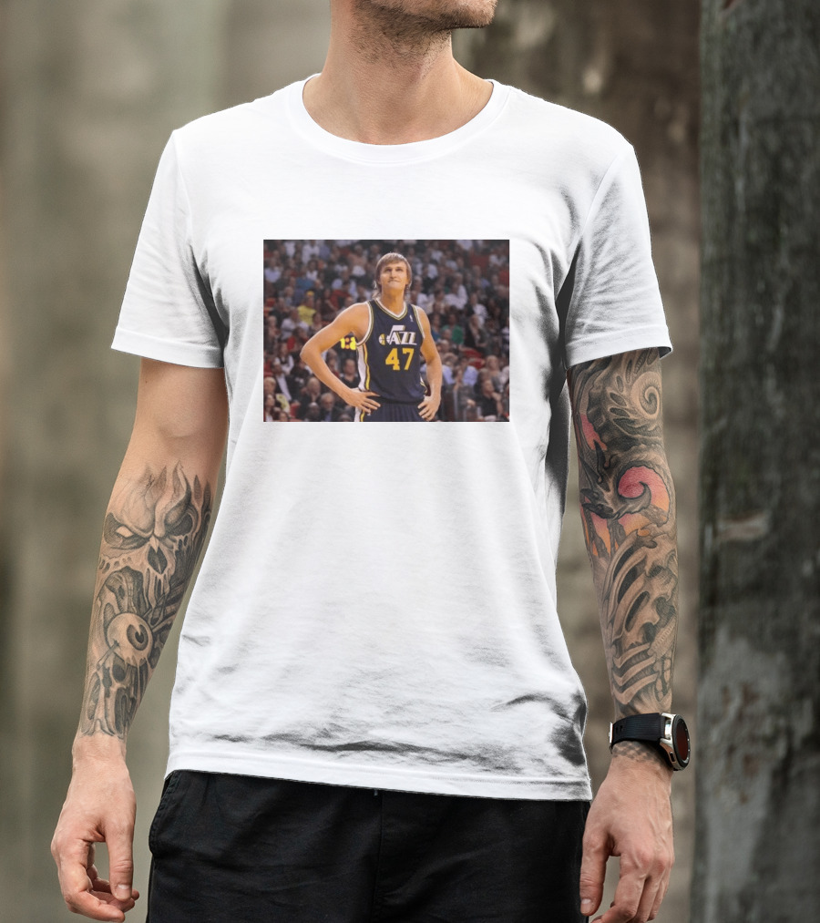 Andrei Kirilenko No. 47 AK 47 Utah Jazz Classic NBA Basketball T-Shirt