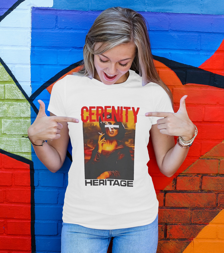 Cerenity Heritage Mona Lisa Smoking T-Shirt