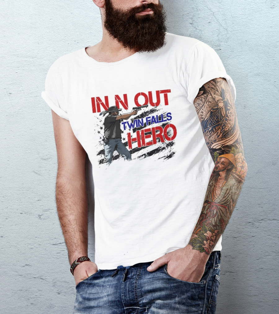 IN N OUT Twin Falls Hero Jordan Salinas T-Shirt