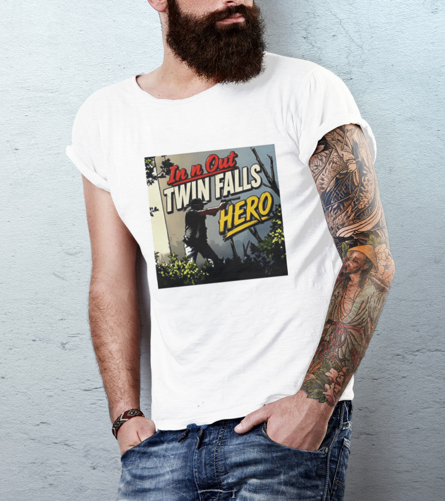 In N Out Twin Falls Hero Jordan Salinas 2026 T-Shirt