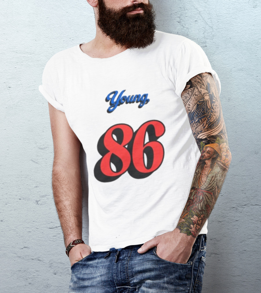 Owl City Store Young 86 Baseball 3 4 Sleeve T-Shirt